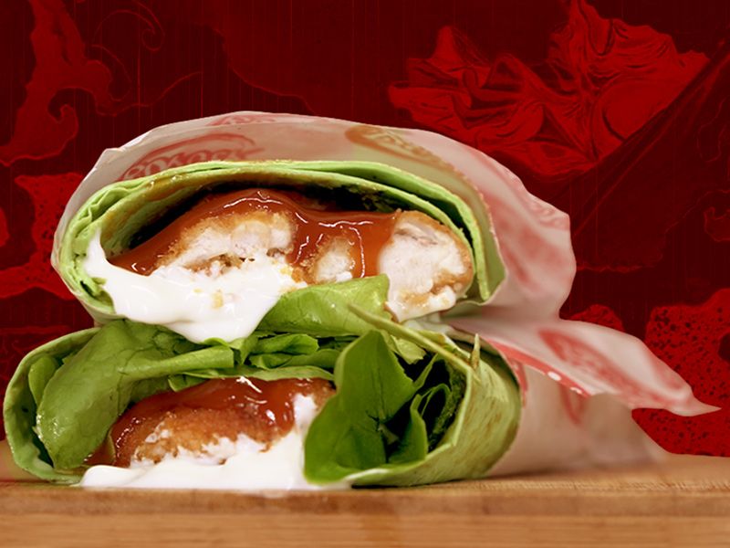 Chicken Katsu Wrap Sandwich