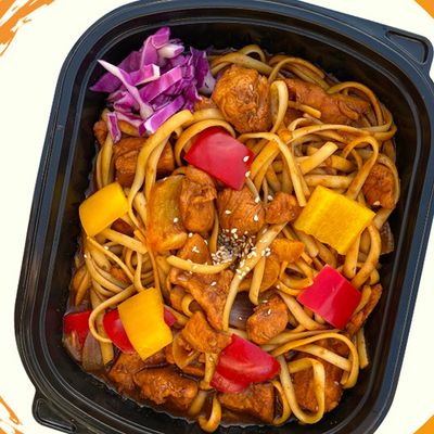 Chicken Asian Meal Pasta