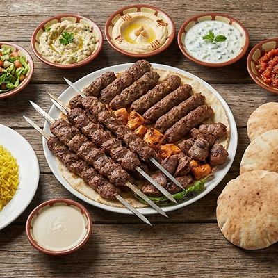 1 kg mixed kabab and kofta Kandouz
