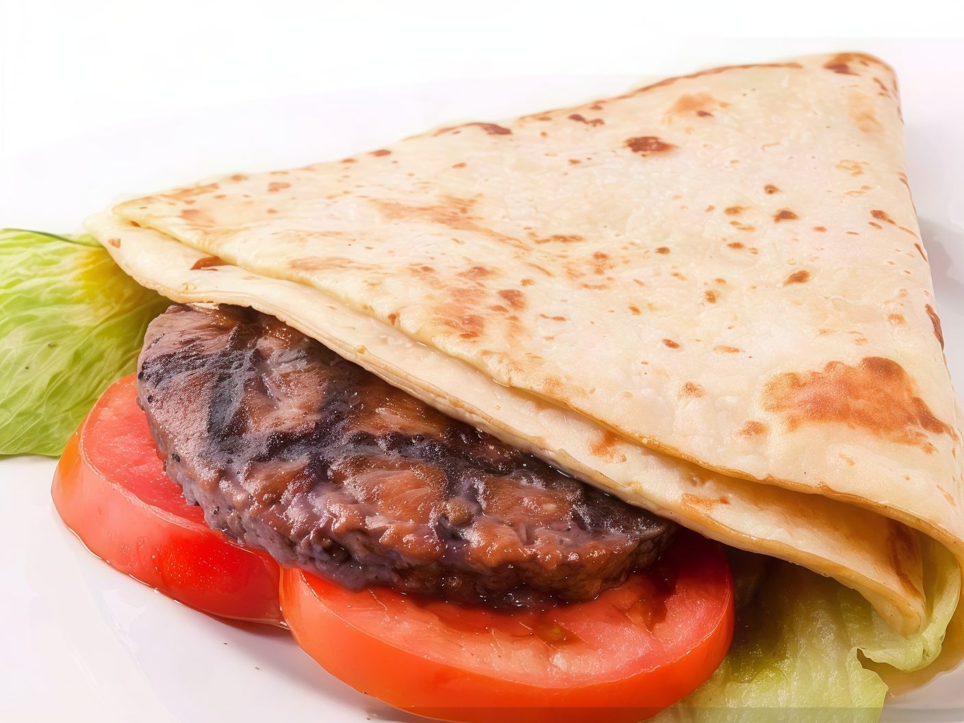 Beef Burger Crepe