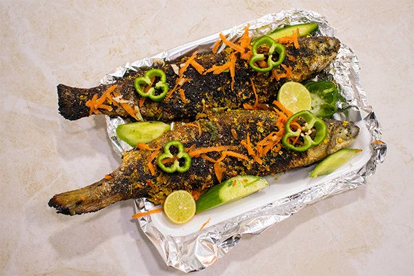 Grilled Grey Mullet Fish 1/2 Kg