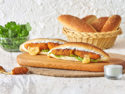 Mix fried cheese sandwich