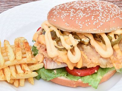 Hellish Chicken BBQ Sandwich