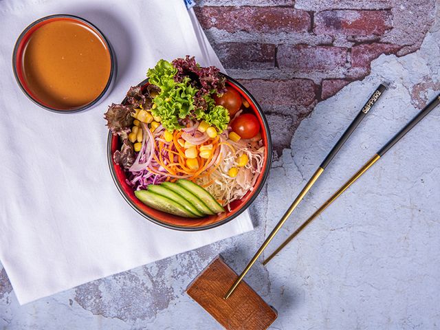 Japanese Garden Vegetables Salad