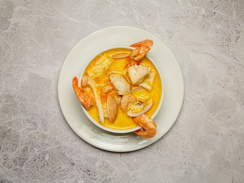 Super Seafood Soup With Cream