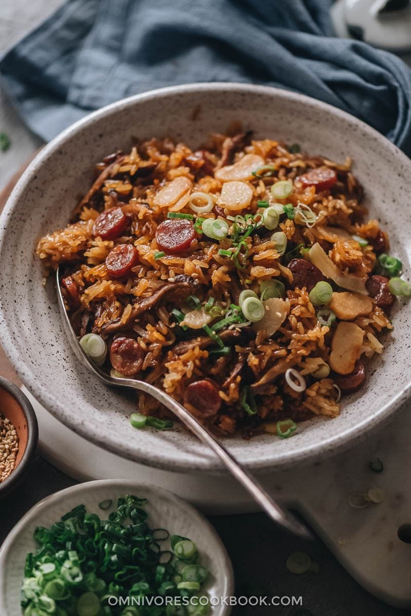 Basmati Rice With Oriental sausage combo
