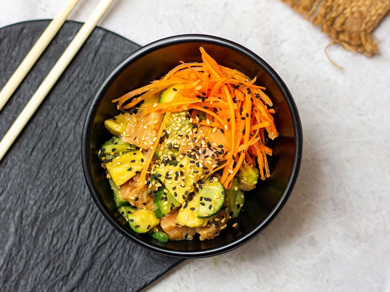 Salmon Tartar Salad