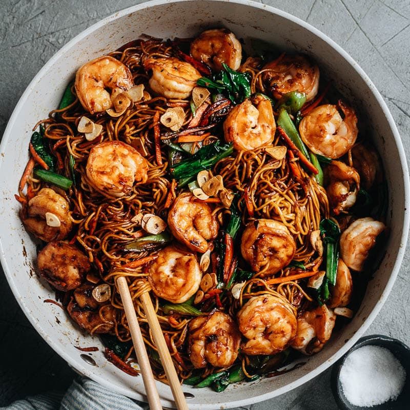 Fried Noodles With Shrimp
