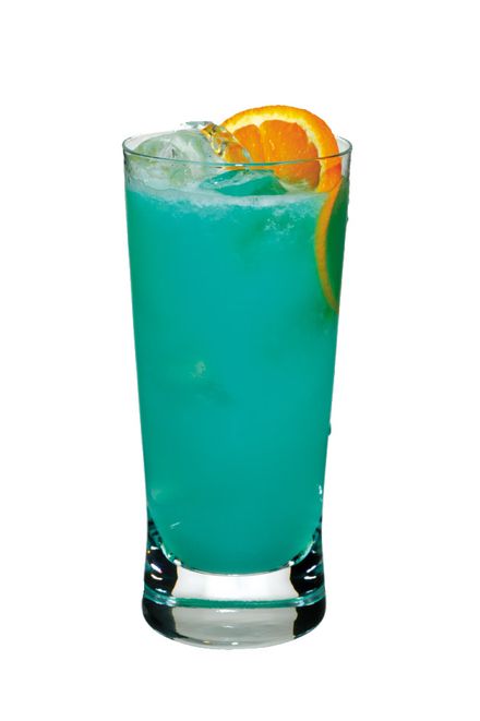 Blue cocktail