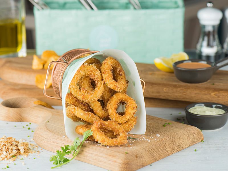 5 Fried Onion Rings