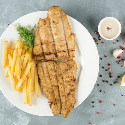 Grilled fillet meal