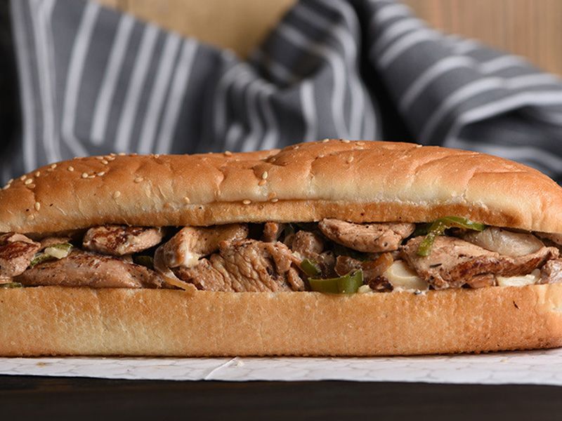 Chicken Fajita Burger Sandwich