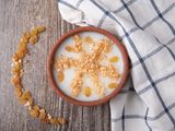 Oven Baked Rice Pudding with Nuts