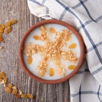 Rice Pudding, Nuts With Cream and Basbousa