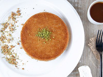 Konafa mofrada with Nuts