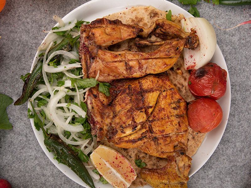 Charcoal Grilled Shish Chicken Pieces
