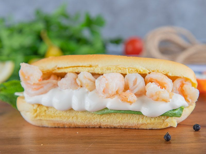 Shrimp Fajita Sandwich