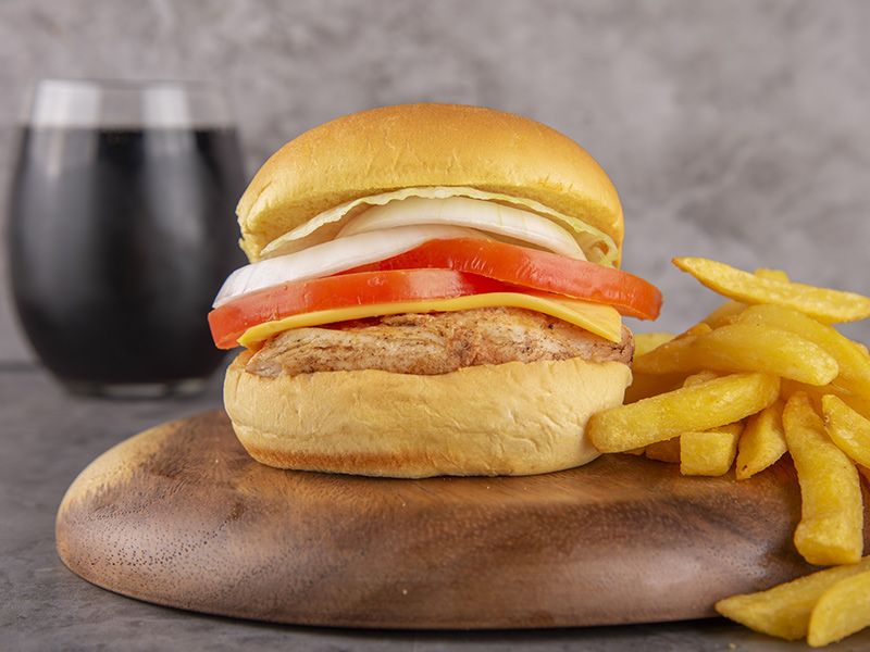 Chicken burger Meal