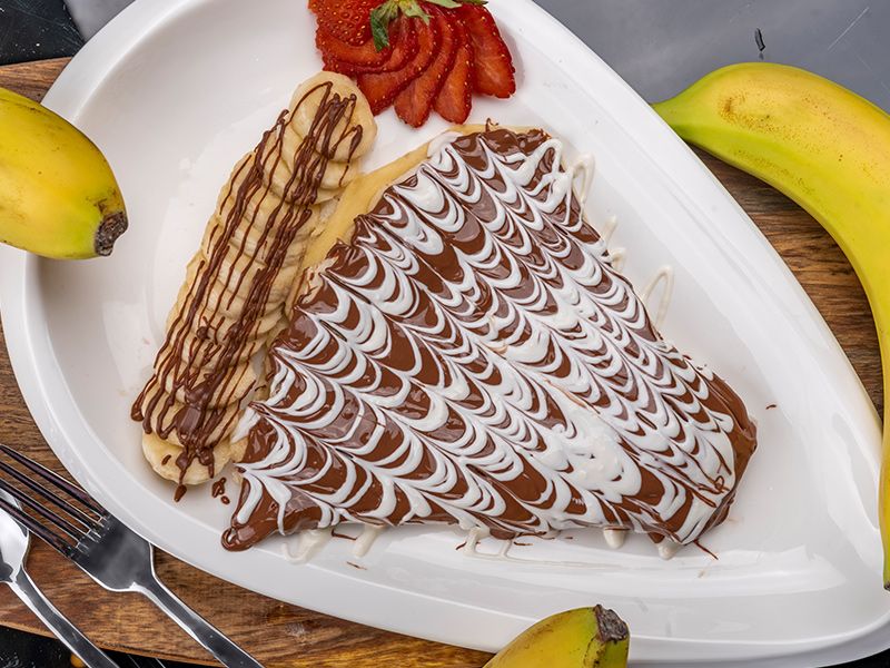 Chocolate With Banana Crepe