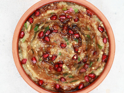 Mesabha With Pomegranate Molasses Platter