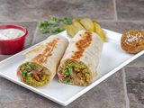 Falafel With Hummus Sandwich