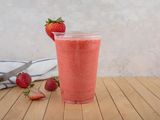 Strawberry With Milk Juice