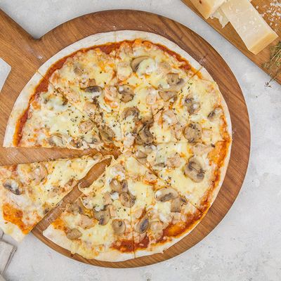 Chicken Mushroom Pizza