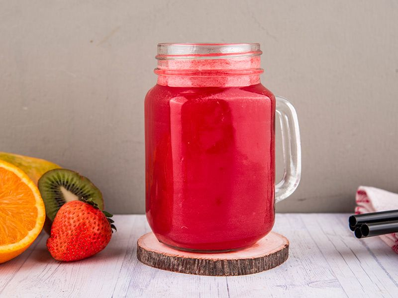 Watermelon With Pomegranate Juice