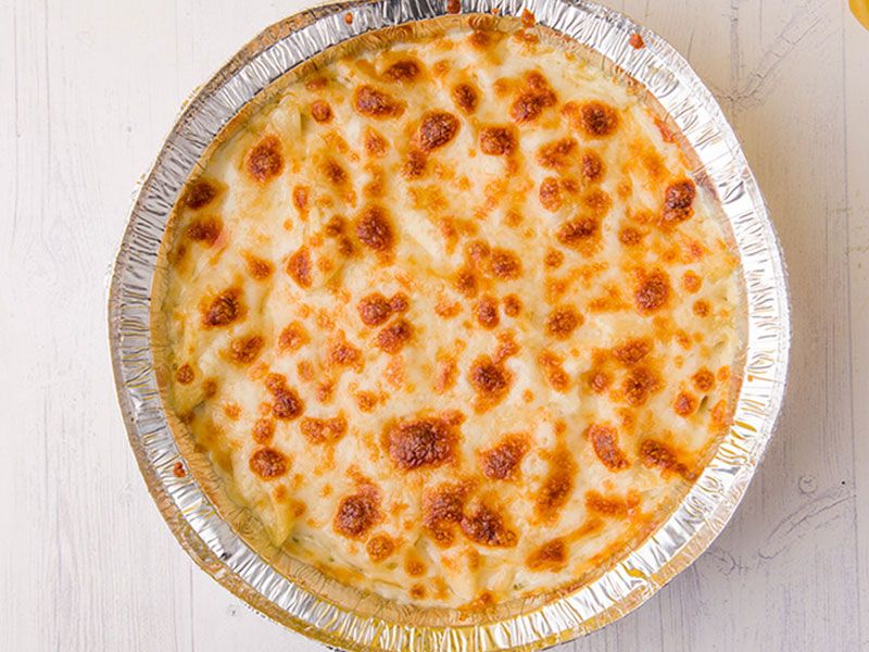 Bechamel Pasta With Liver And Giblets Platter