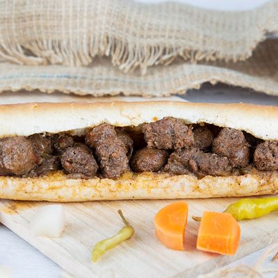 Local sausage sandwich