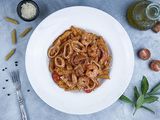 Pasta With Tomato Sauce Meal
