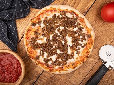 Meat And Pastrami Pizza