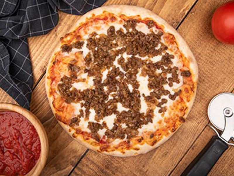 Meat Shawerma Italian Pizza