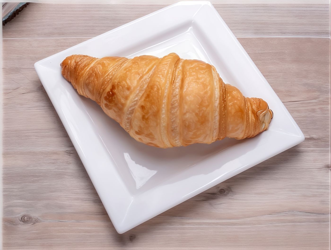 Nutella Chocolate And Strawberry Croissant