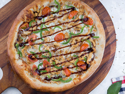Beef Cakes Pizza