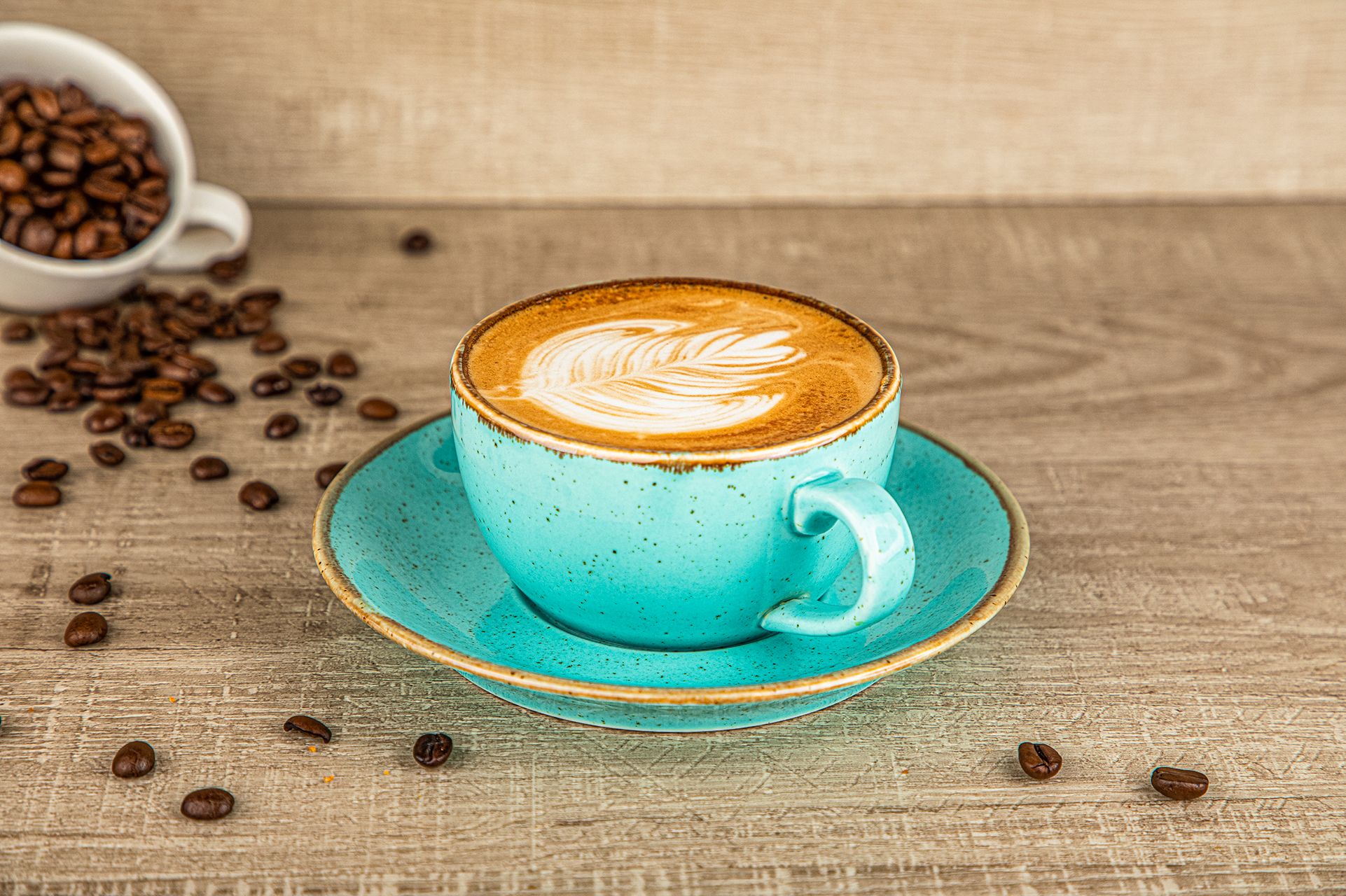 French Coffee with Hazelnut Pieces Double