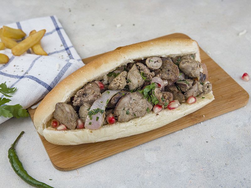 Alexandrian Liver Sandwich