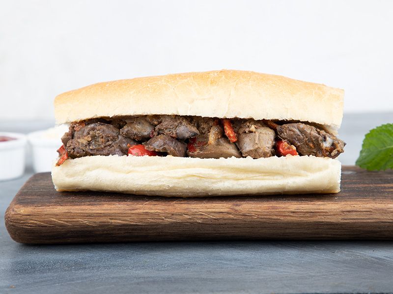 Alexandrian Liver Sandwich