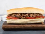 Oriental Sausage with Mozzarella Cheese Sandwich