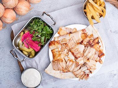 Arabian Chicken Shawerma Meal