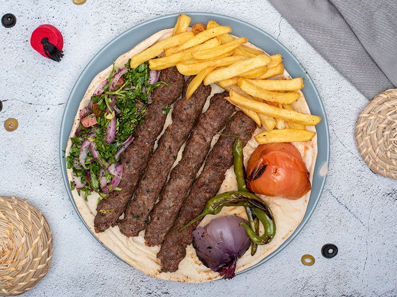 Quarter Chicken With 1/8 Kilo Kofta And French Fries Meal