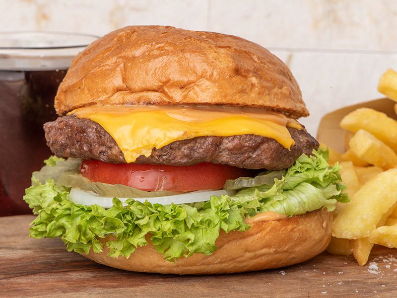 Burger 'n' Cheese Sandwich