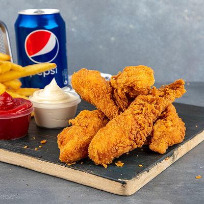 10 Pieces Chicken Strips Meal
