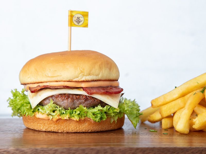 Mozzarella Beef Burger