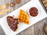 Nutella Chocolate With Hazelnut Waffle