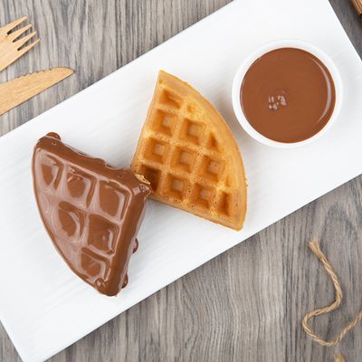 Waffle Double 2 Sauces Your Choice