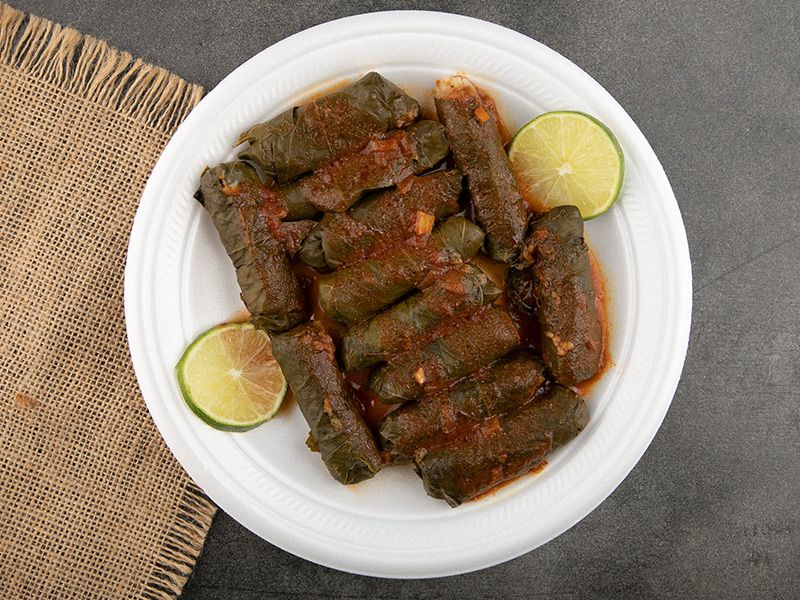 Vine Leaves With Knuckles Casserole