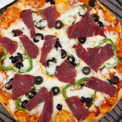 Pastrami Oriental Pizza