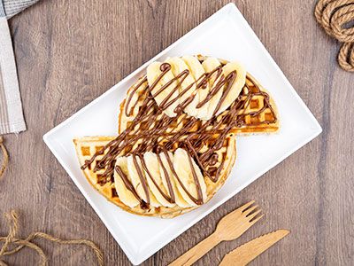 Chocolate And Banana Crepe