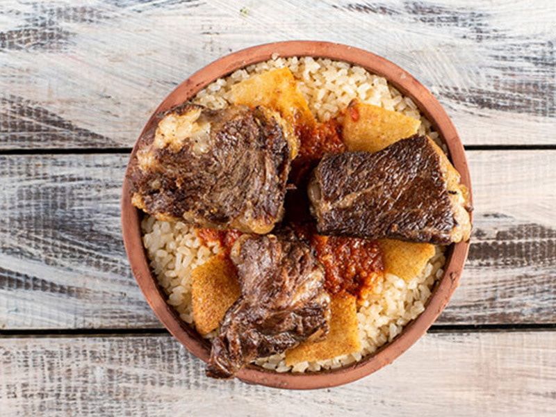 Fatteh With Roasted Meat